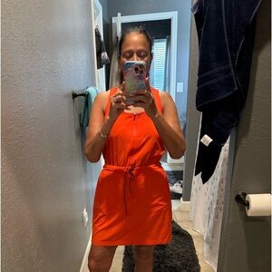 Womens Athleta Exhibition Mini dress with built in shorts size small